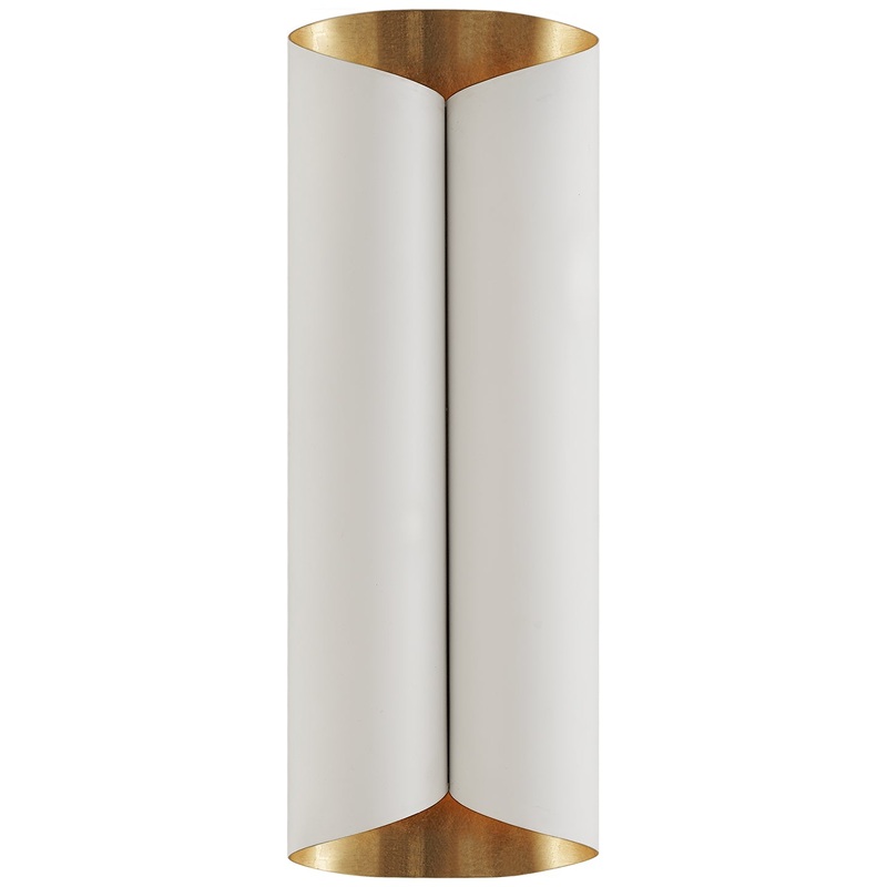 Four Light Wall Sconce from the Selfoss Collection in Plaster White And Gild Finish by Visual Comfort Signature