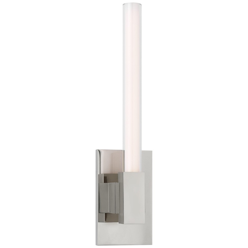 LED Wall Sconce from the Mafra Collection in Polished Nickel Finish by Visual Comfort Signature