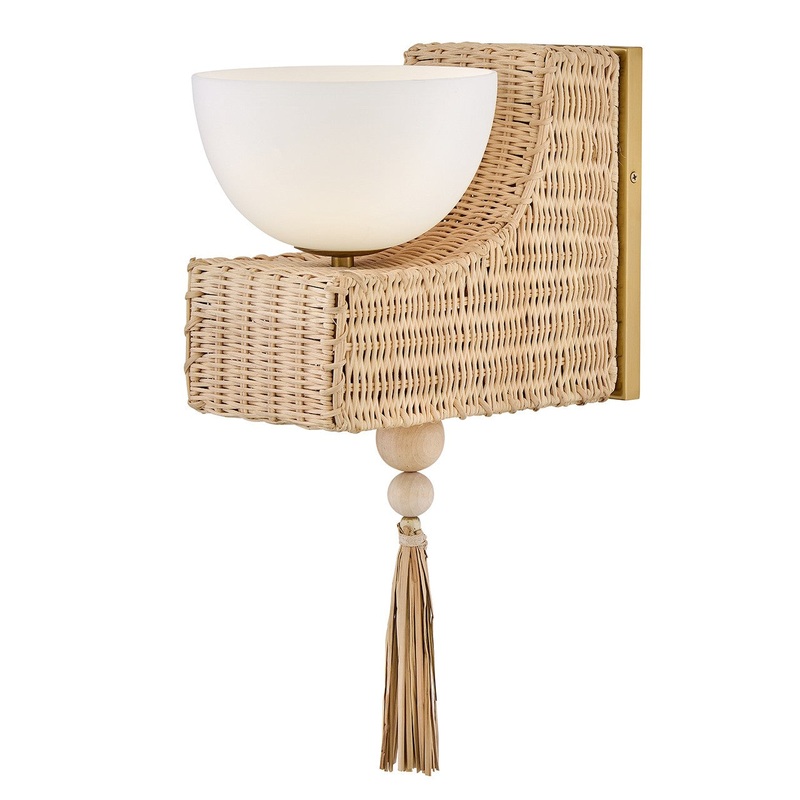 LED Wall Sconce from the Thalia Collection in Lacquered Brass Finish by Hinkley