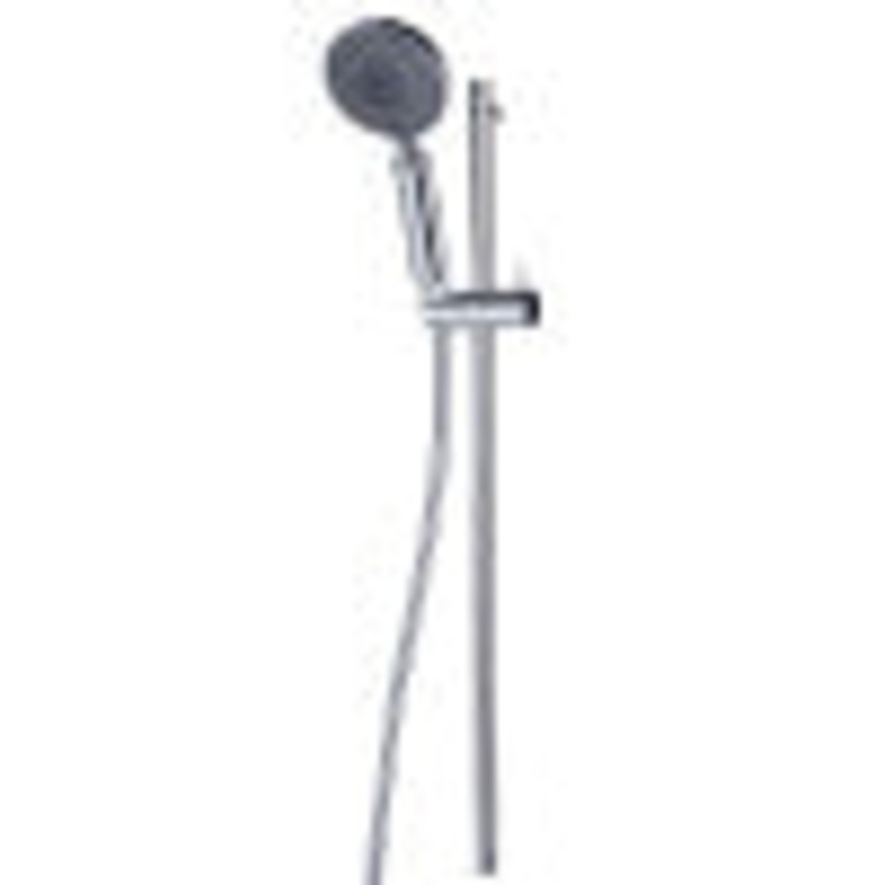 ALFI brand AB7938-PC Polished Chrome Sliding Rail Hand Held Shower Head Set with Hose