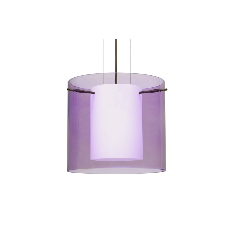 Besa 1KG-A18407-LED-BR Pahu One Light Pendant Bronze