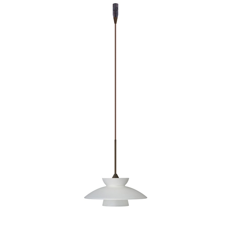 Besa RXP-271825-BR Trilo One Light Pendant Bronze