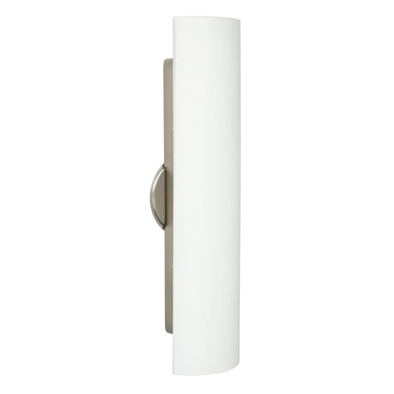 Three Light Wall Sconce from the Darci Collection in Satin Nickel Finish by Besa
