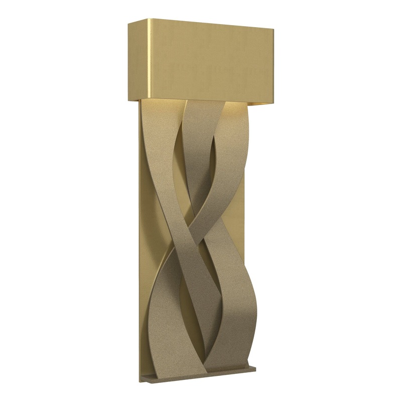 Tress Small LED Sconce Modern Brass Soft Gold