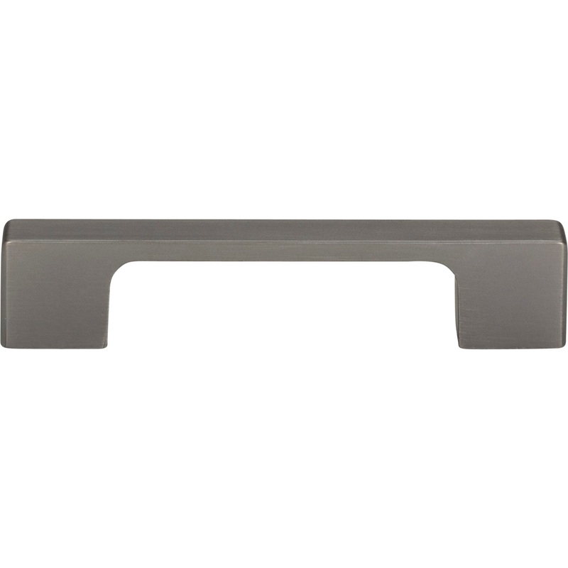 Atlas Homewares Thin Square Pull 3 3/4 Inch (c-c) Slate