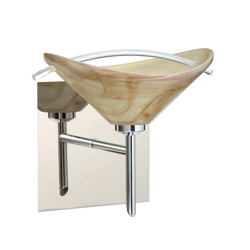 Besa 1SW-181305-CR-SQ Hoppi One Light Wall Sconce Chrome