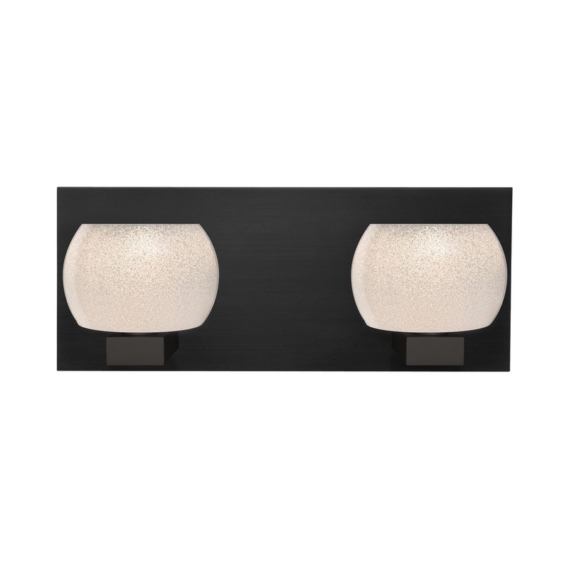 Besa 2WF-KENOWH-LED-BK Besa Keno Vanity LED Wall Sconce Black