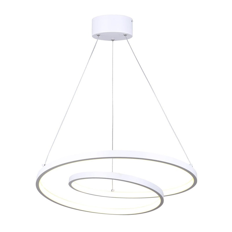 Canarm LCH259A20WH Livana LED Chandelier Matte White