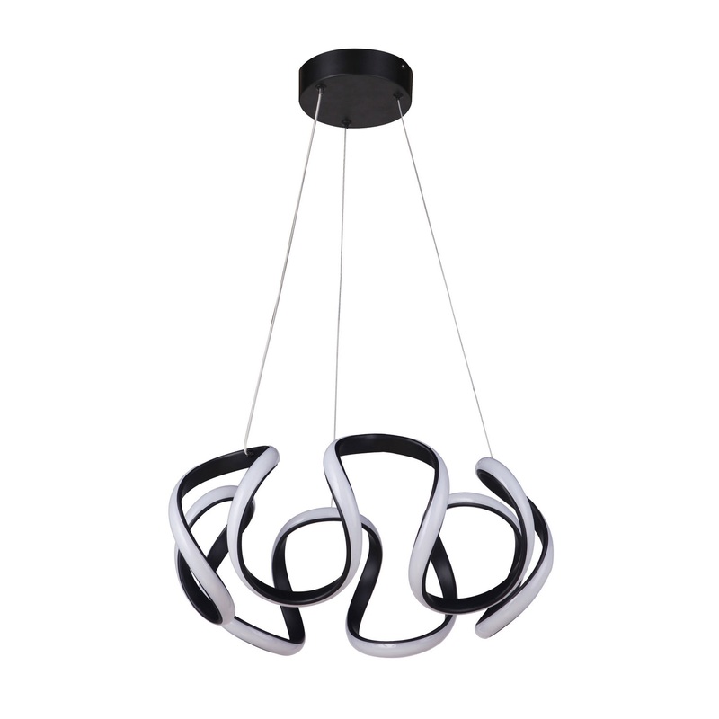 Craftmade 55790-FB-LED Pulse LED Pendant Flat Black
