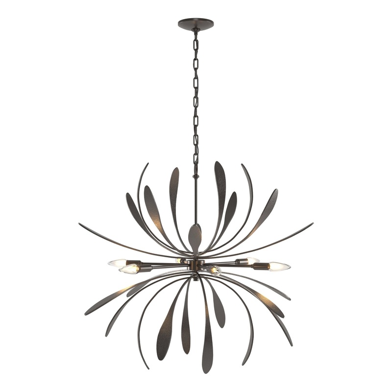 Dahlia Chandelier Oil Rubbed Bronze