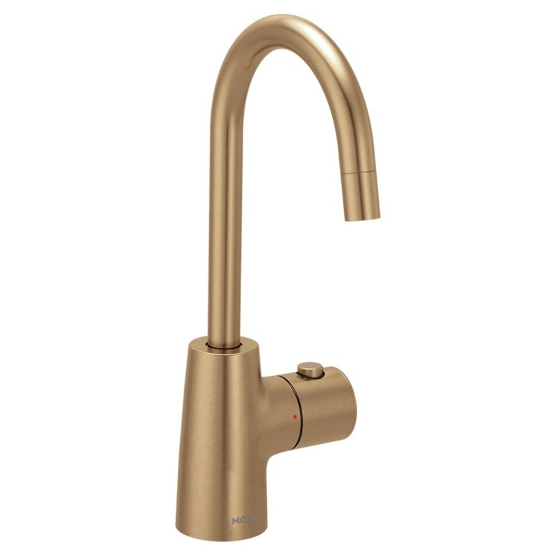 Hot Water Dispenser Sip Transitional Instant 1 Lever Bronzed Gold