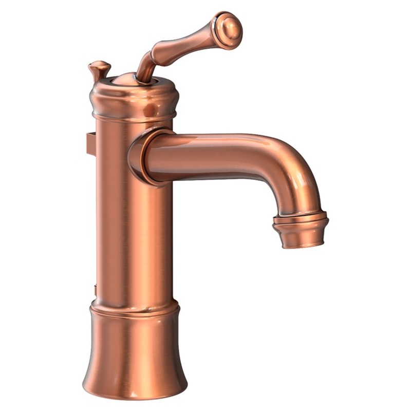 Lavatory Faucet Astor 1 Lever ADA WaterSense Antique Copper 1.2 Gallons per Minute Pop-Up 1 Hole