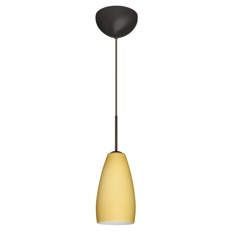 Besa 1BC-1509VM-LED-BR Chrissy One Light Pendant Bronze