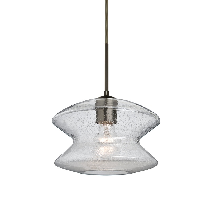 Besa J-ZENCL-BR Zen One Light Pendant Bronze