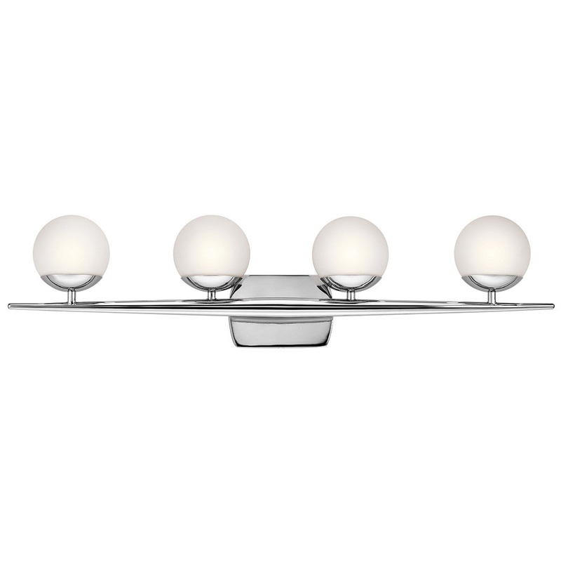 Kichler 45583CH Four Light Bath, Chrome