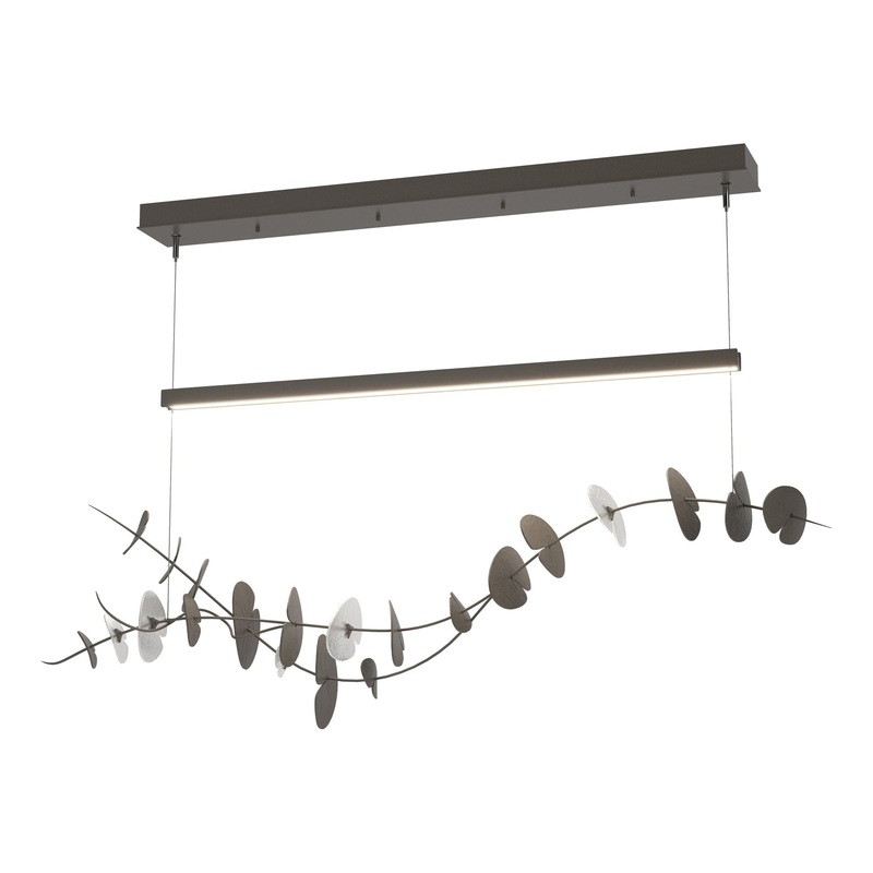 Lily LED Pendant Dark Smoke Aqualite Glass