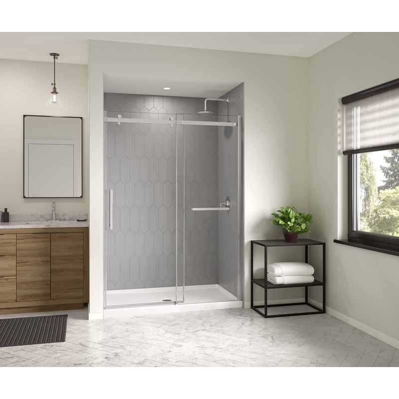 MAAX 106760-000-002-002 Icon 6034 AcrylX Alcove Shower Base with Right-Hand Drain in White