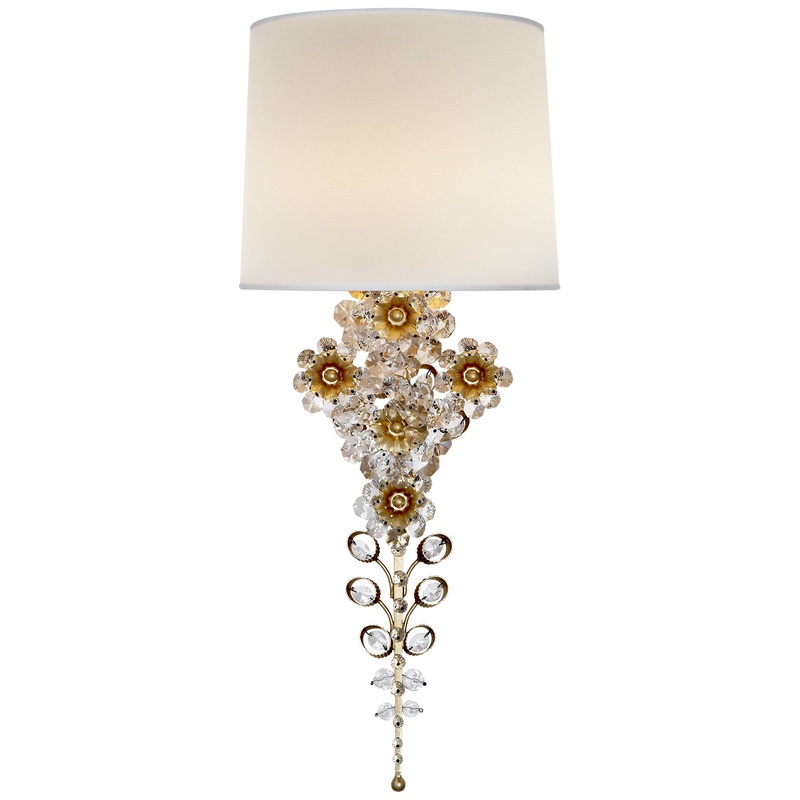 One Light Wall Sconce from the Claret Collection in Gild Finish by Visual Comfort Signature