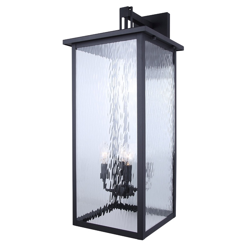 Shana 4-Light Outdoor Lantern Black