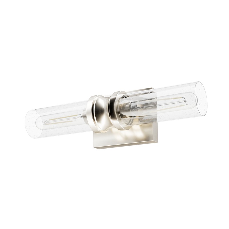 Two Light Vanity from the Lenlock Collection in Brushed Nickel Finish by Hunter