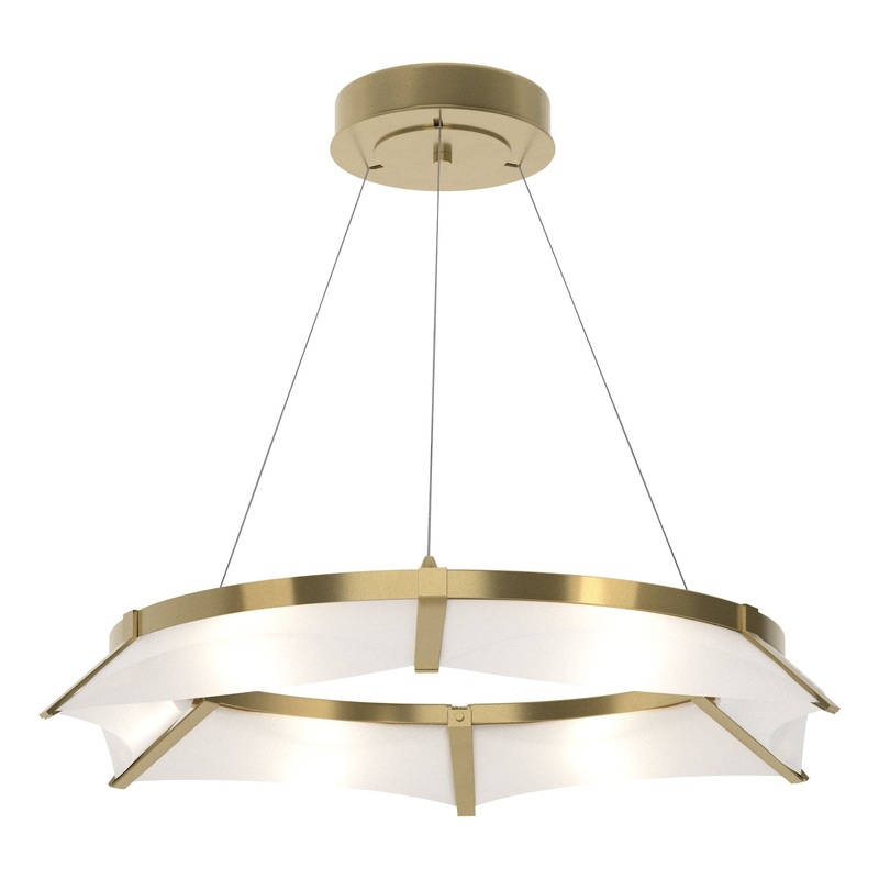 Bento LED Pendant Modern Brass