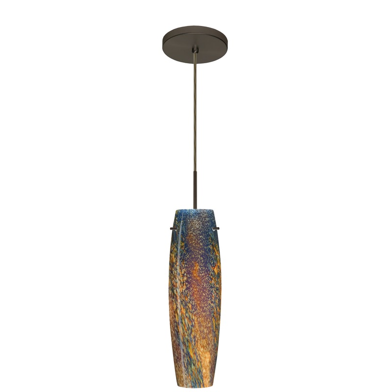 Besa 1BT-4121CE-HAL-BR Tu Tu One Light Pendant Bronze (Discontinued)