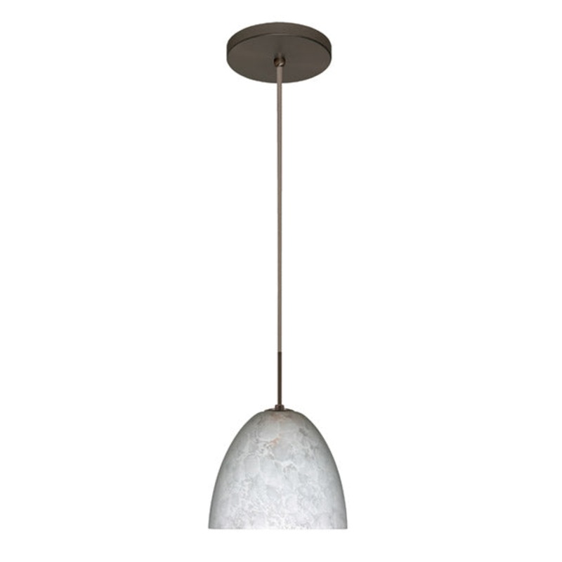 Besa 1BT-757219-BR Sasha One Light Pendant Bronze