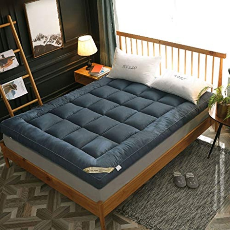 Coprimaterasso, pieghevole Materasso, peluche Neve Gi alternativa Riempimento Bed Topper, spesso supplementare materasso Pad morbido superiore respirabile, caldo Materasso Pad for tutte le stagioni