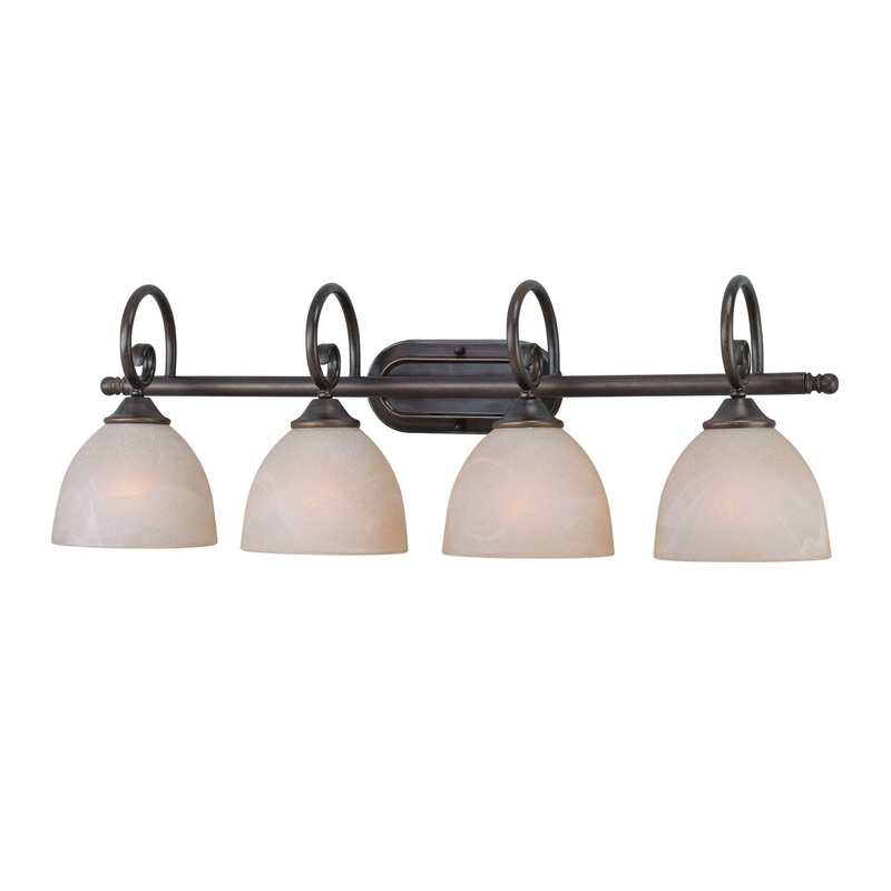 Craftmade 25304-OLB Raleigh Four Light Vanity Oiled Bronze (Discontinued)