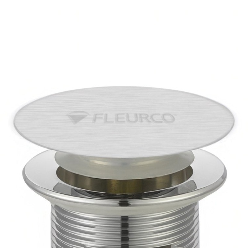 Drain Cover Brushed Nickel Brass 1-1/2 Inch for Tub