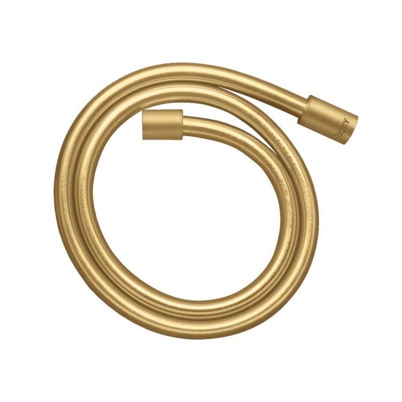 Handshower Hose Starck Techniflex No Kink with Pivot Connector 49-1/4 Inch Brushed Gold Optic 1/2 Inch NPT Metal