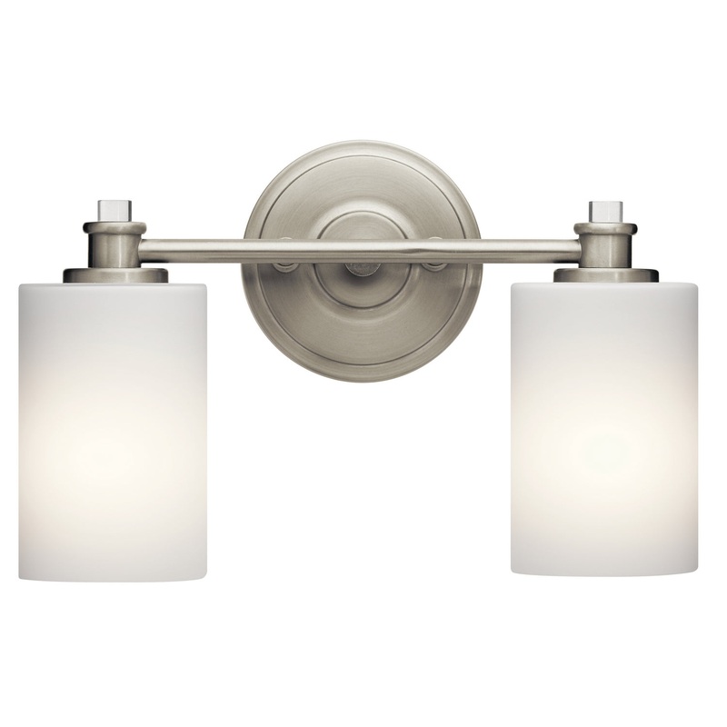Kichler 45922NI Two Light Bath, Brushed Nickel