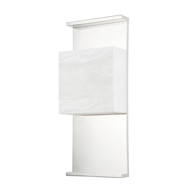 Two Light Wall Sconce from the Stern Collection in Polished Nickel Finish by Hudson Valley