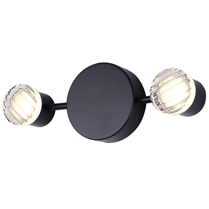 Vanya 2-Light Sconce Black