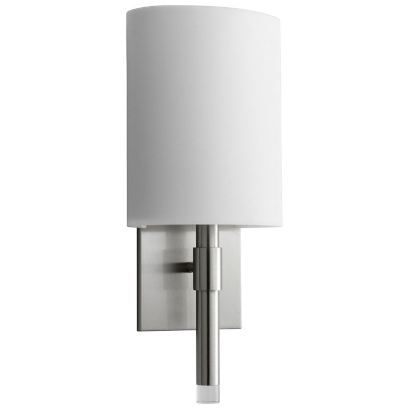 Beacon Single-Light Wall Sconce – Satin Nickel