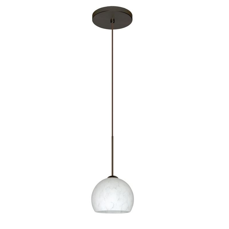 Besa 1XT-565819-LED-BR Palla One Light Pendant Bronze