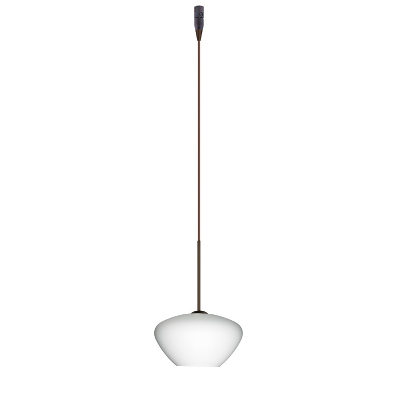 Besa RXP-541007-BR Peri One Light Pendant Bronze