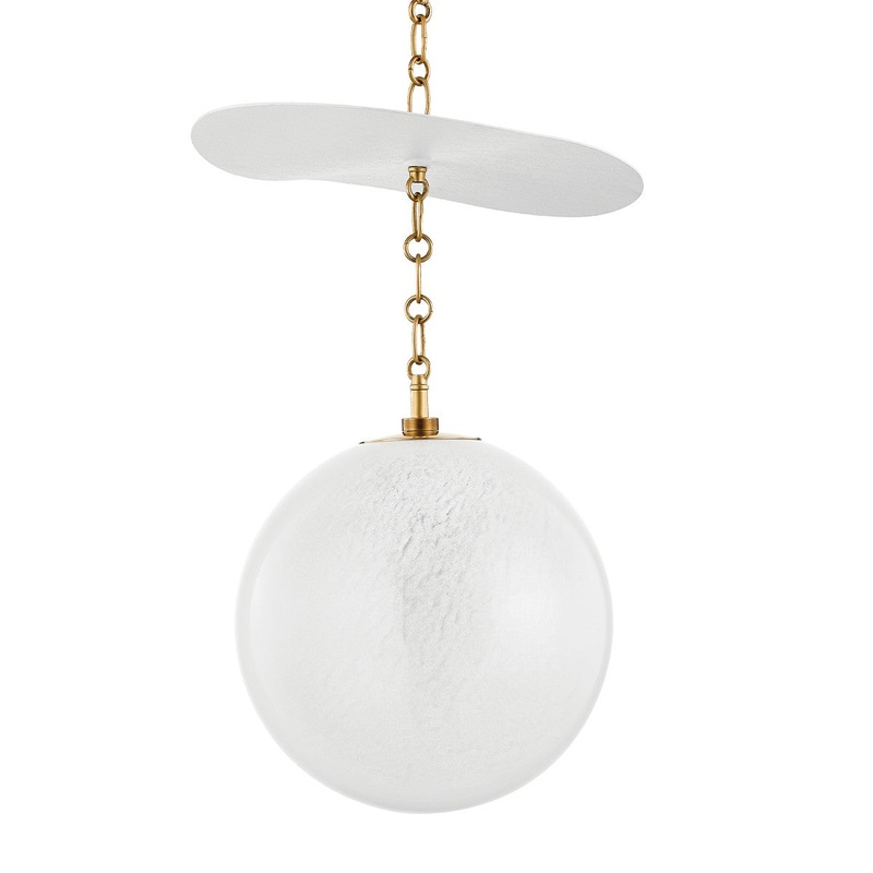 Corbett Lighting 419-25-VB/GSW Antoinette One Light Pendant Vintage Brass