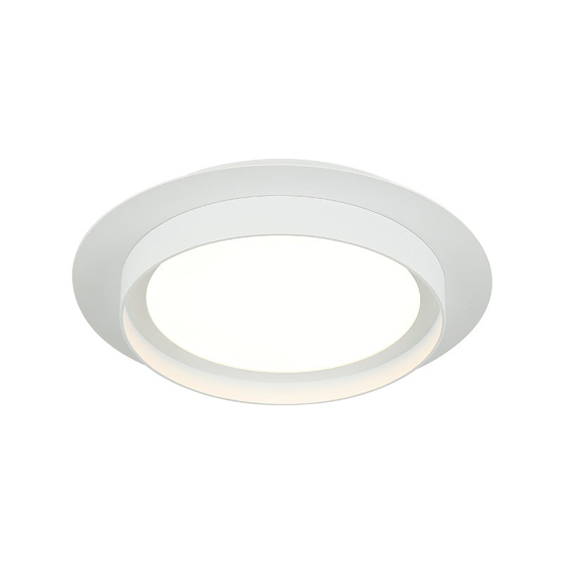 Iris 1-Light Ceiling Mount Matte White