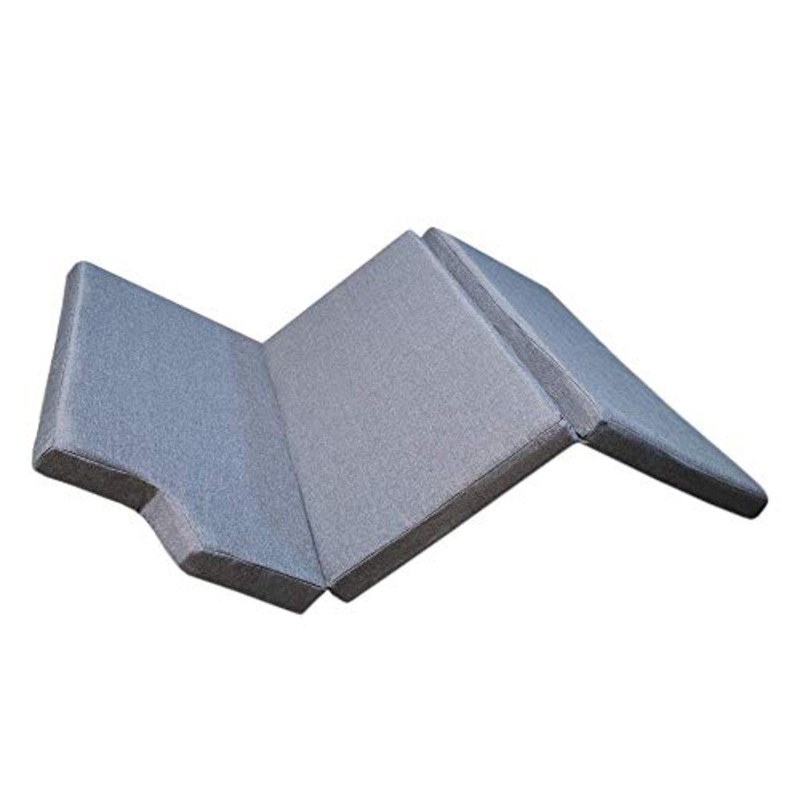 KFoam.es Materasso Pieghevole viscoelastico per Volkswagen T5, T6, Ocean, California 115x195x6 Modello con mobiletto Laterale