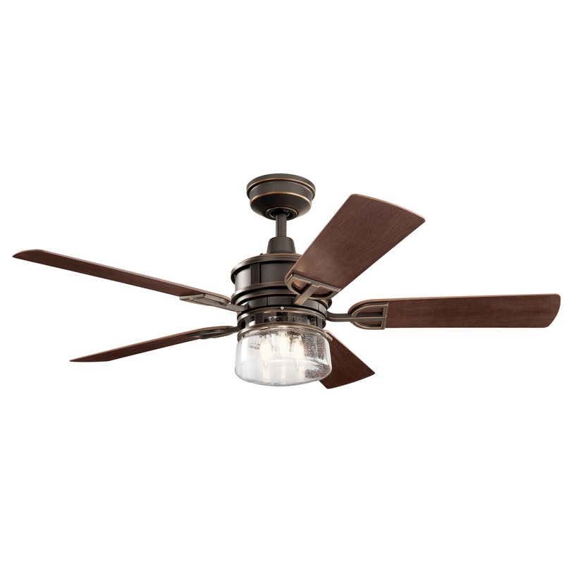 Kichler 310239OZ 52″ Ceiling Fan, Olde Bronze