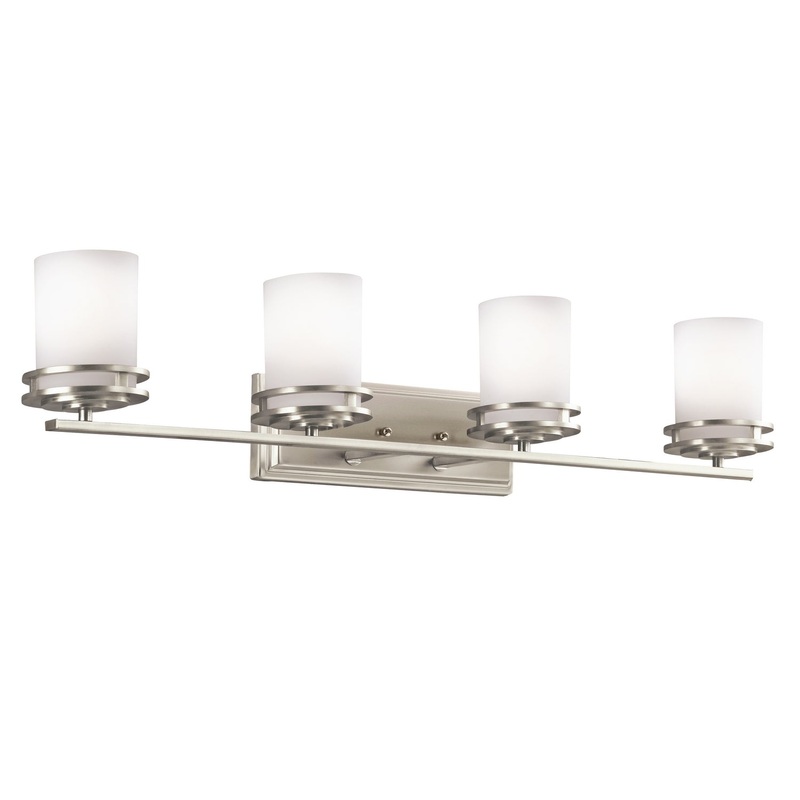 Kichler 5079NI Four Light Bath, Brushed Nickel