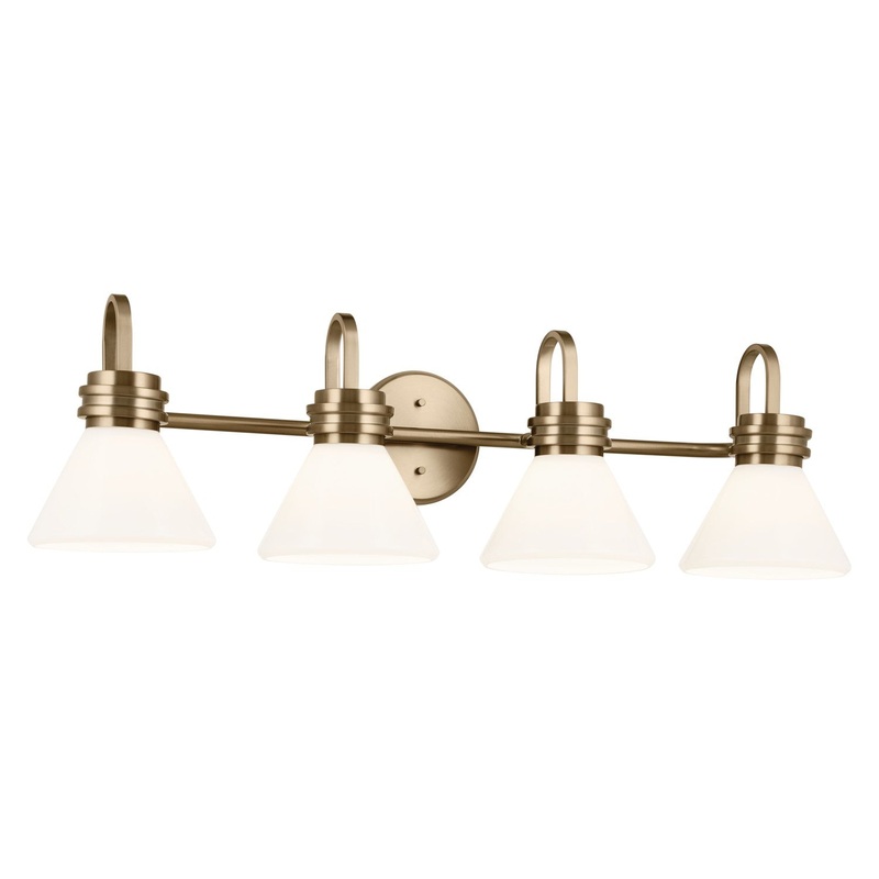 Kichler 55156CPZ Four Light Bath, Champagne Bronze