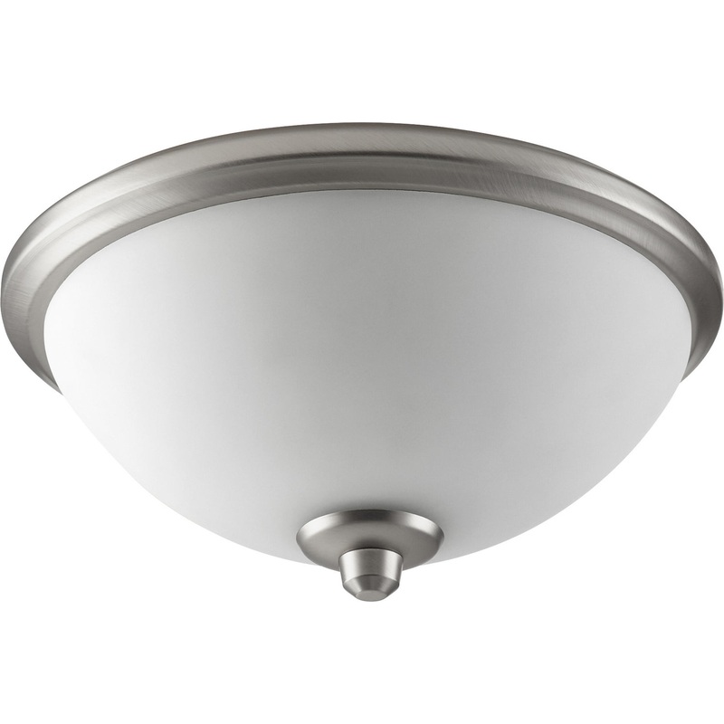 LED Fan Light Kit from the Alton Collection in Satin Nickel w/ Satin Opal Finish by Quorum