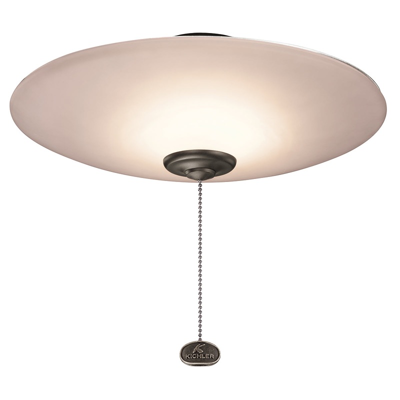 LED Fan Light Kit from the No Family Collection in Multiple Finish by Kichler