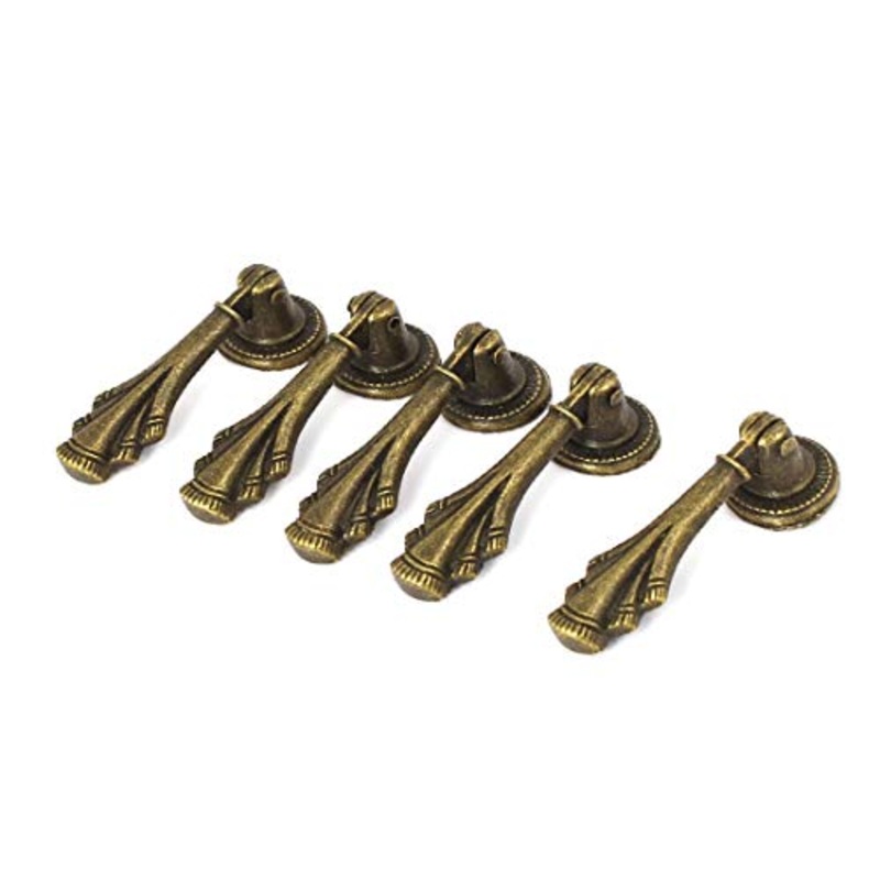 New Lon0167 Maniglia di In primo piano tirata efficacia affidabile del petto della cassa del gabinetto del com della cassa del com del cassetto di stile retro 5PCS(id:6e4 7a 28 413)