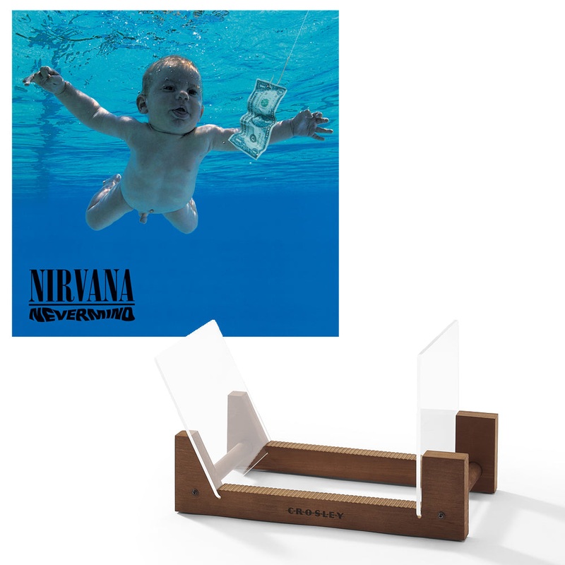 Nirvana Nevermind – Vinyl Album & Crosley Record Storage Display Stand