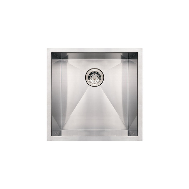 Noah’s Collection Brushed Stainless Steel Commercial Single Bowl Undermount Sink