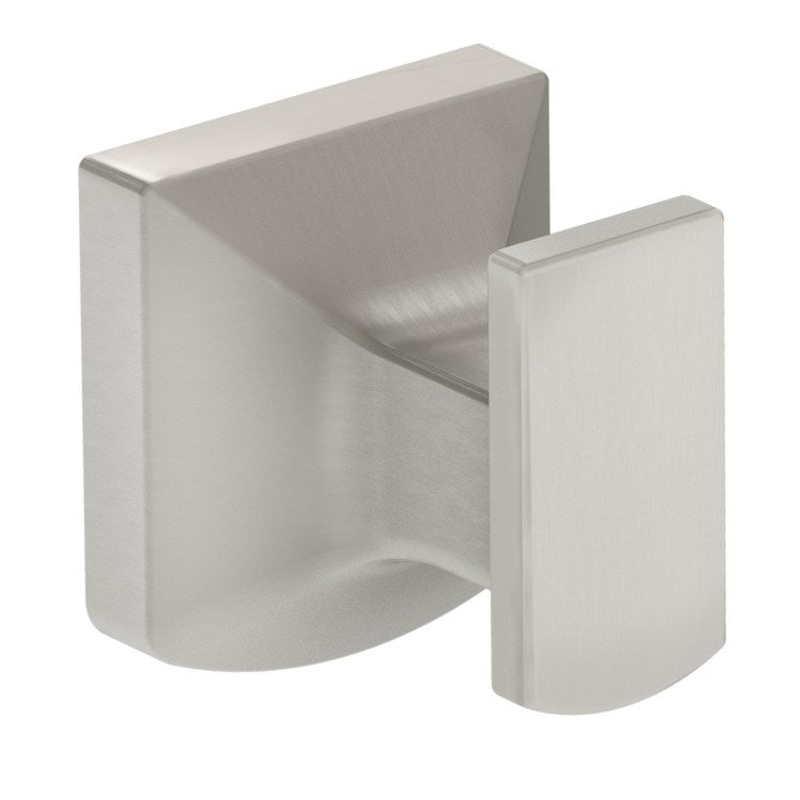 Robe Hook Verity Satin Nickel 2-1/8 Inch 1-3/4 Inch Wall Mount Metal