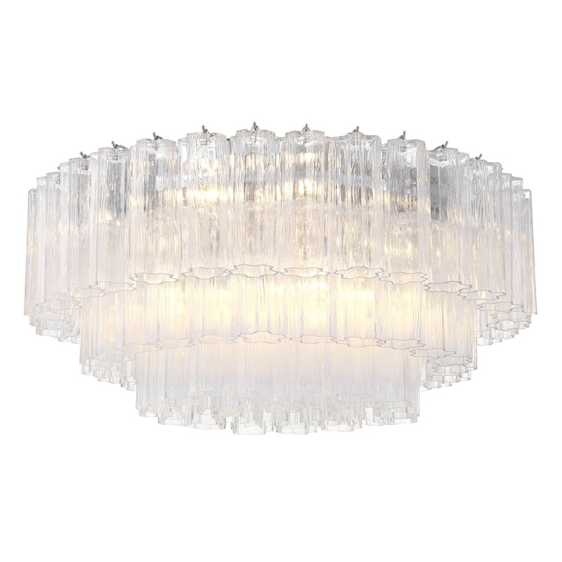 16 Light Flush Mount from the Addis Collection in Polished Chrome Finish by Crystorama